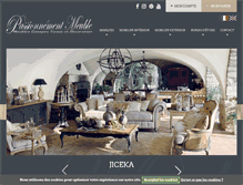 Tablet Screenshot of passionnement-meuble.com